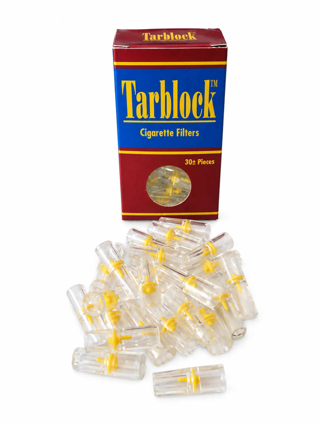 TARBLOCK Cigarette Filters 4-Hole Micro Filter Tips 1 Pack 30 Count