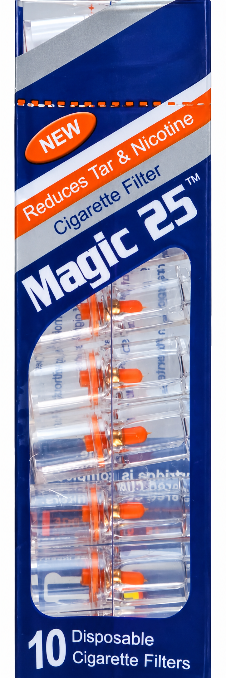 Magic 25 Disposable Cigarette Filters – 30 Pack Display 300 Filter Tips